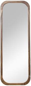 Spiegel XL met houten lijst - bruin - 168x60 cm