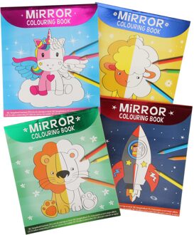 Spiegelbeeld kleurboek 20x23cm