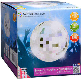 spiegelbol 15 cm Zilverkleurig