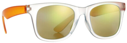 Spiegelende zonnebril america touch voor volwassenen Oranje - One size