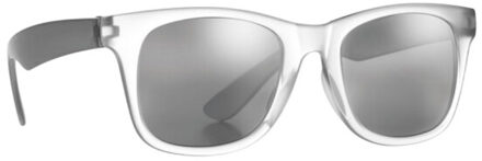 Spiegelende zonnebril america touch voor volwassenen Zwart - One size