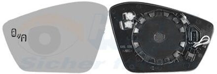 Spiegelglas, buitenspiegel * HAGUS * 7638835