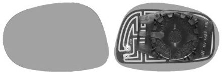 SPIEGELGLAS LINKS Verwarmd