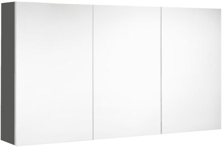 Spiegelkast Allibert Look Stopcontact VDE 120x65x18 cm Mat Grijs Onyx Mat