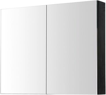 Spiegelkast Arezzo 100cm Mat Zwart