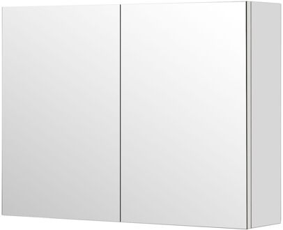 Spiegelkast Cecina/savena 80cm Hoogglans Wit