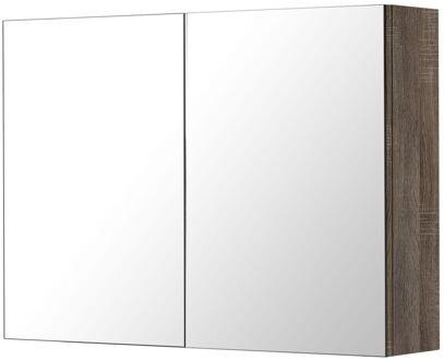 Spiegelkast Cecina/savena Donker Eiken 80cm