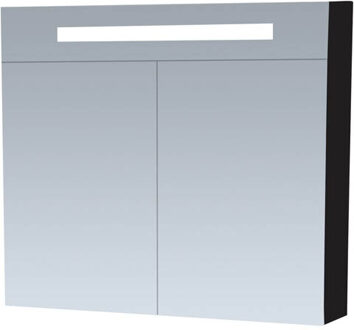 Spiegelkast Double Face 80cm Hoogglans Zwart