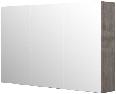Spiegelkast Napoli 120cm Betongrijs