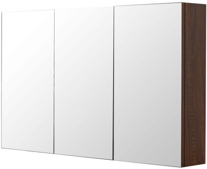 Spiegelkast Napoli 120cm Notelaar