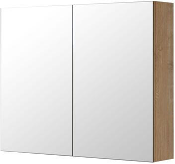 Spiegelkast Napoli 90cm Naturel Eiken