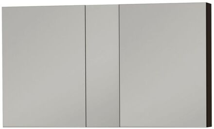 Spiegelkast S-line 120cm Mat Zwart