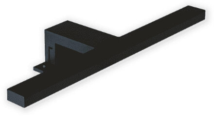 Spiegellamp Sanimex Njoy Capo Negro 30 cm IP44 4.8 Watt 200 Lumen Mat Zwart Sanimex