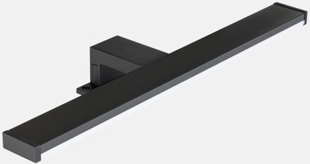 Spiegelverlichting Njoy Avola 40x10.9x4.4 cm Mat Zwart Sanimex