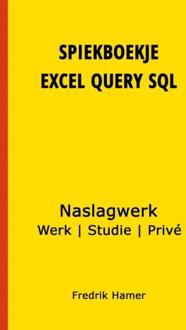 Spiekboekje Excel Query Sql