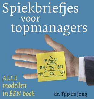 Spiekbriefjes voor topmanagers - Boek Tjip de Jong (949155204X)