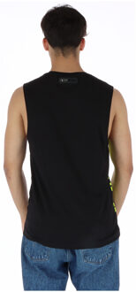 Spier T-shirt Neon Grafisch Zwart