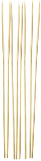 Spiesjes Sateprikkers - 100x - bamboe hout - 30 cm - barbecue spiezen
