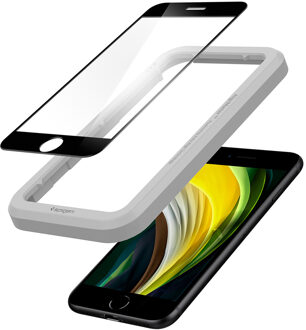 Spigen AlignMaster Full Cover Screenprotector voor de iPhone SE (2020) / 8 / 7