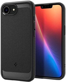 Spigen Case iPhone 17e / 16e - Rugged Armor MagFit - Black