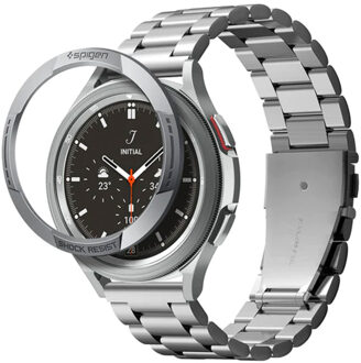 Spigen Chrono Shield voor de Samsung Galaxy Watch 4 Classic - 46 mm - Silver Zilver