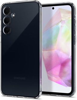 Spigen Crystal Flex Backcover voor de Samsung Galaxy A35 - Transparant
