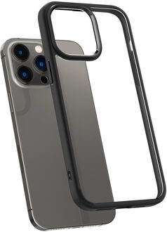 Spigen Crystal Hybrid Backcover voor de iPhone 14 Pro Max - Zwart