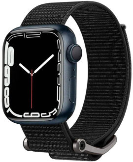 Spigen DuraPro Flex band voor de Apple Watch Series 1 t/m 10 / SE / Ultra (2) (44/45/46/49 mm) - Zwart - 49 mm