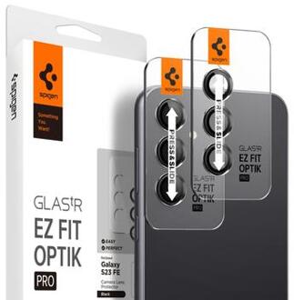 Spigen Glas.tR EZ Fit Camera Screenprotector voor de Samsung Galaxy S23 FE - Zwart