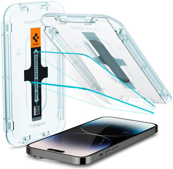 Spigen Glas.tR Slim iPhone 14 Pro Screenprotector van gehard glas - 2 St.