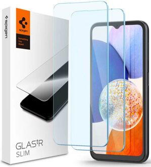 Spigen Glas.tR Slim Samsung Galaxy A14 Glazen Screenprotector