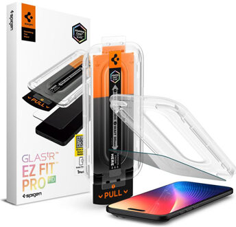 Spigen GLAStR EZ Fit Privacy Pro HD + Applicator voor de Apple iPhone Air Transparant