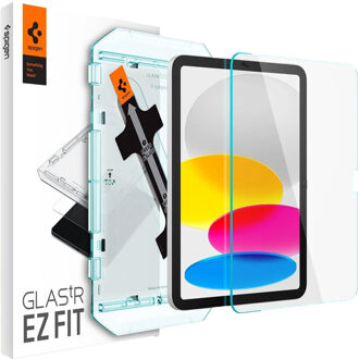 Spigen GLAStR EZ Fit Screenprotector + Applicator voor de Apple iPad 11 (2025) 11 inch A16 / iPad 10 (2022) 10.9 inch Transparant - 1 inch