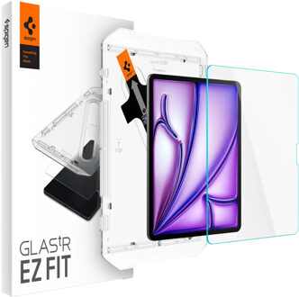 Spigen GLAStR EZ Fit Screenprotector + Applicator voor de Apple iPad Air 13 inch (2026) M4 / (2025) M3 / (2024) M2 Transparant