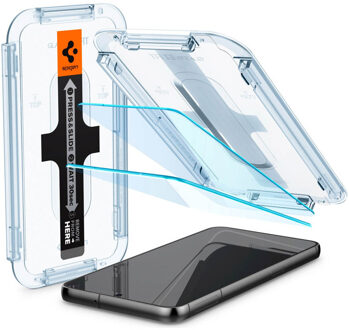 Spigen GLAStR EZ Fit Screenprotector + Applicator voor de Samsung Galaxy S23 Plus Transparant