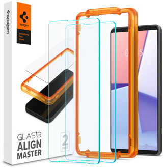 Spigen GLAStR EZ Fit Screenprotector + Applicator voor de Sony Xperia 1 VI Transparant