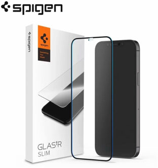 Spigen GLAStR Slim Screenprotector voor de Apple iPhone 16 Plus / 15 Plus Transparant