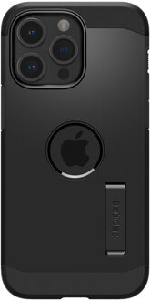 Spigen Hoesje geschikt voor iPhone 15 Pro Max - Tough Armor MagFit - Zwart