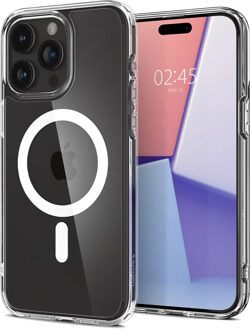 Spigen Hoesje geschikt voor iPhone 15 Pro Max - Ultra Hybrid MagFit - Transparant