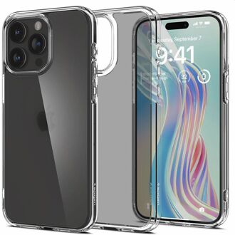 Spigen Hoesje geschikt voor iPhone 15 Pro Max - Ultra Hybrid - Transparant