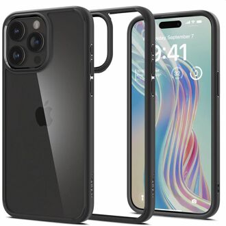 Spigen Hoesje geschikt voor iPhone 15 Pro - Ultra Hybrid - Zwart