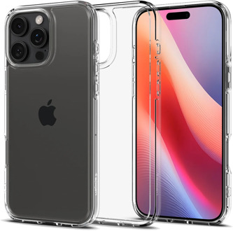 Spigen Hoesje geschikt voor iPhone 16 Pro Max - Ultra Hybrid - Transparant