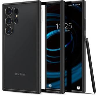 Spigen Hoesje geschikt voor Samsung Galaxy S24 Ultra Spigen Ultra Hybrid Case - Zwart