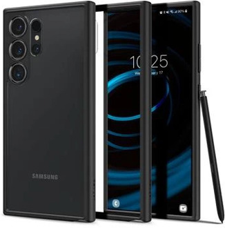Spigen Hoesje geschikt voor Samsung Galaxy S24 Ultra - Ultra Hybrid - Zwart