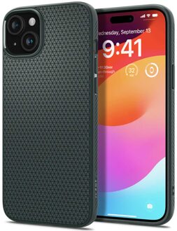 Spigen iP15 Liquid Air Abyss Green