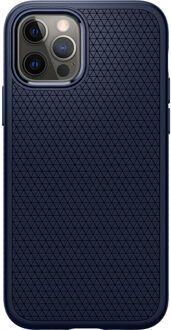 Spigen Liquid Air Apple iPhone 12 / 12 Pro Hoesje Navy Blue