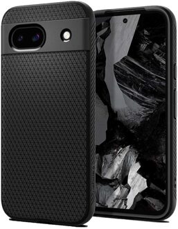 Spigen Liquid Air Backcover voor de Google Pixel 8a - Matte Black Zwart