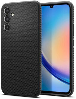 Spigen Liquid Air Backcover voor de Samsung Galaxy A34 (5G) - Zwart