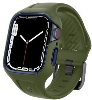 Spigen Liquid Air Pro Apple Watch Series 9/8/7 TPU Case - 45mm - Groen