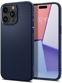 Spigen Liquid Air™ Backcover voor de Apple iPhone 15 Pro - Navy Blue Blauw